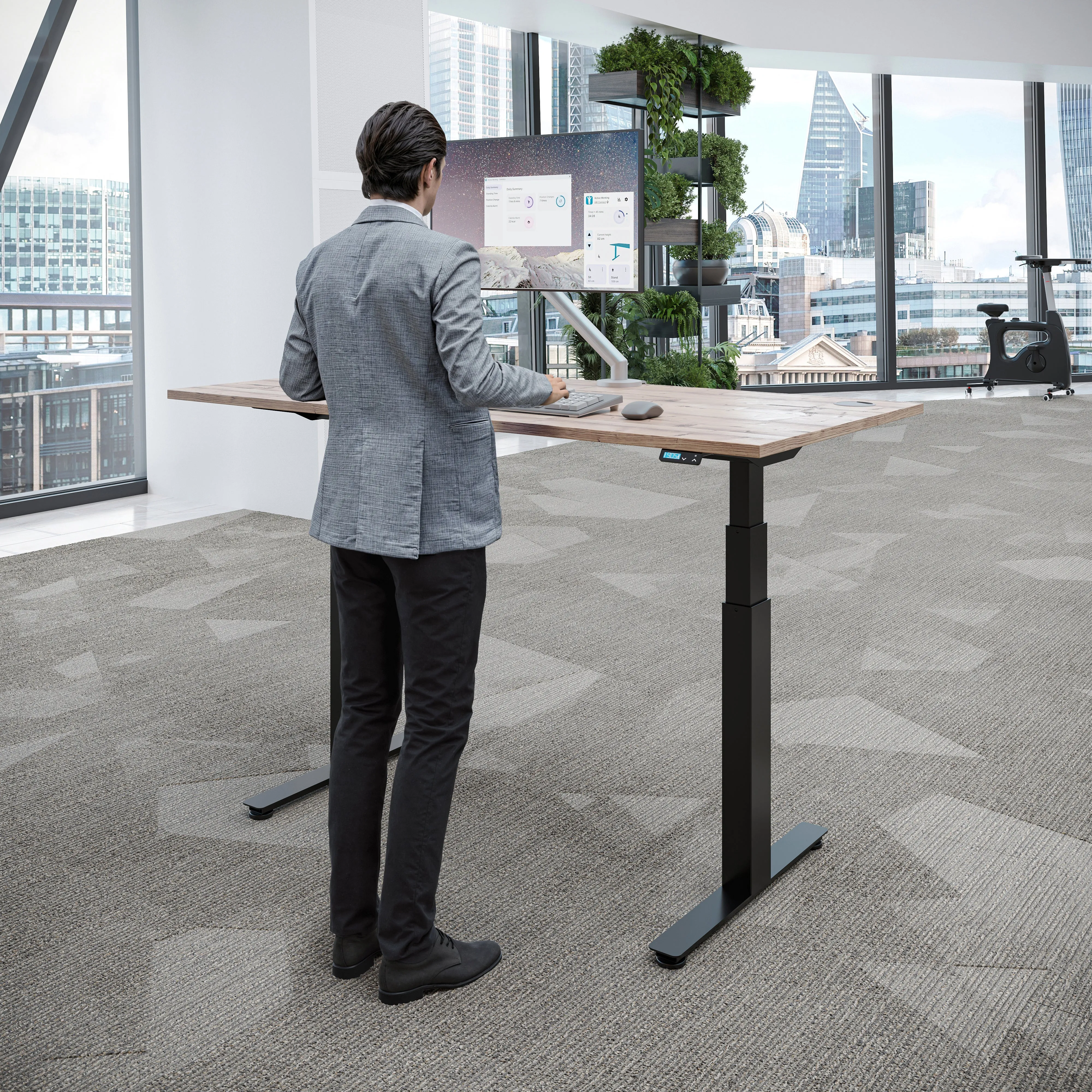 ACTIVE 2  Dual Motor Electric Standing Desk 180x80cm