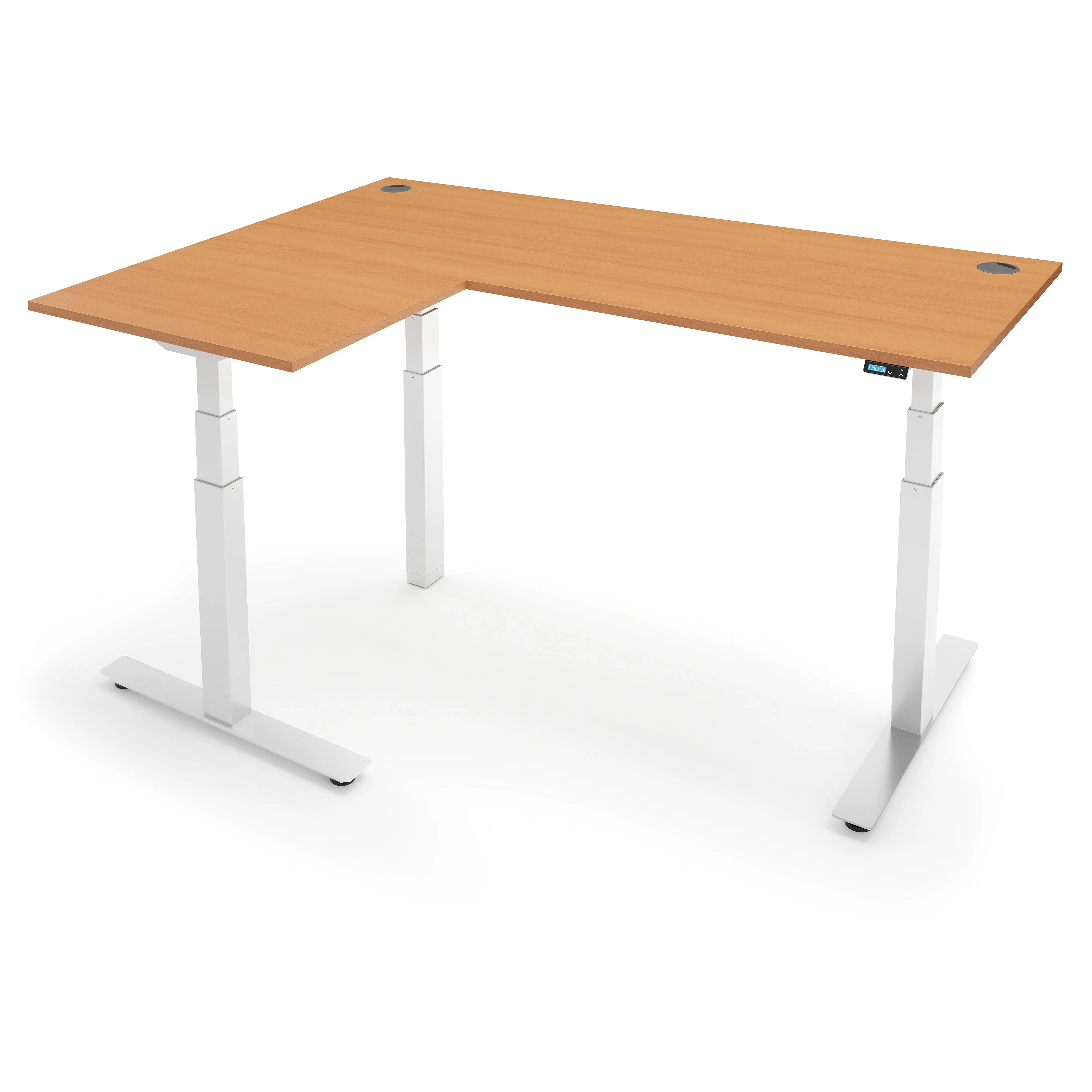 ACTIVE 3  Dual Motor Electric L-Shape Corner Standing Desk 140x160x 80x60cm