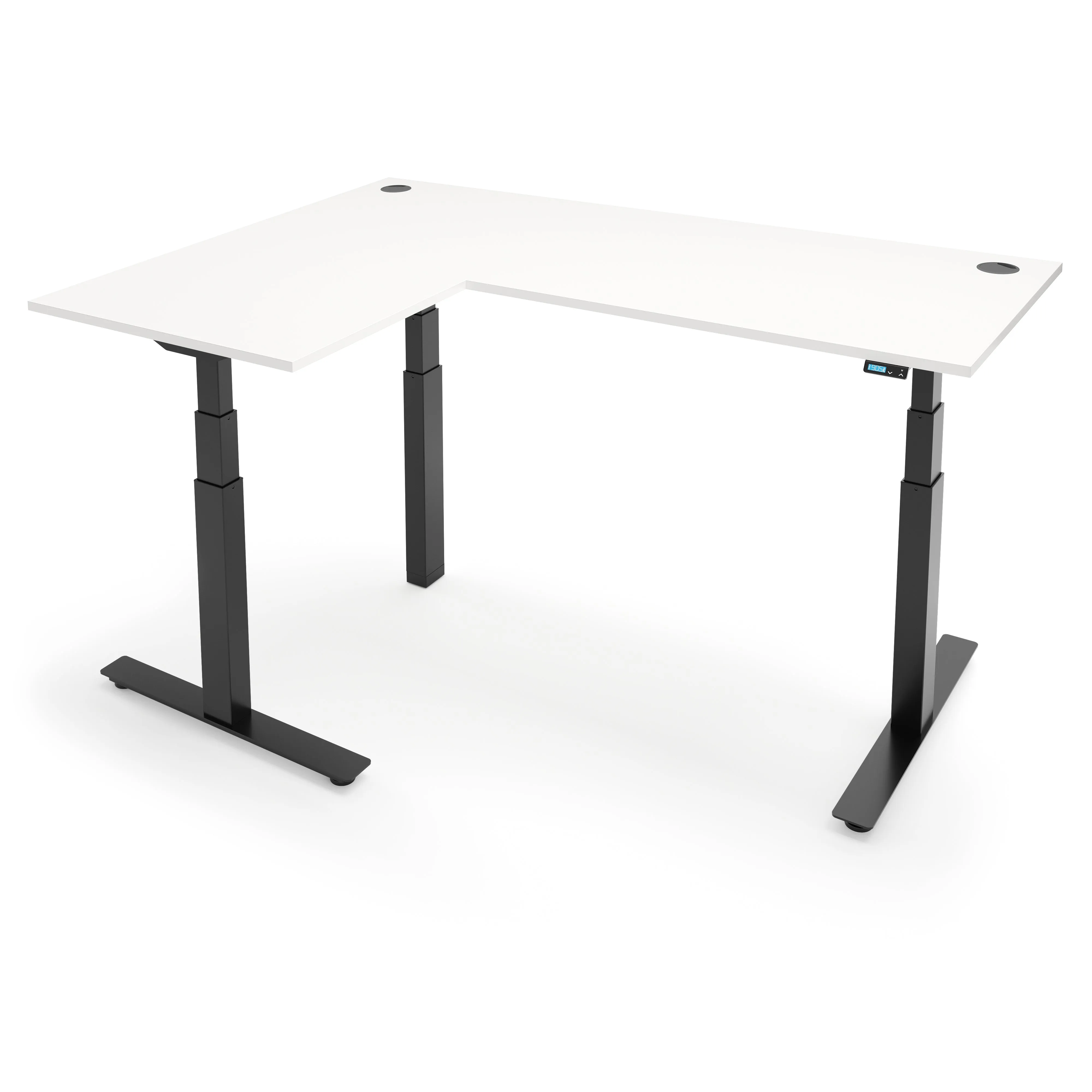 ACTIVE 3  Dual Motor Electric L-Shape Corner Standing Desk 160x160x 80x60cm