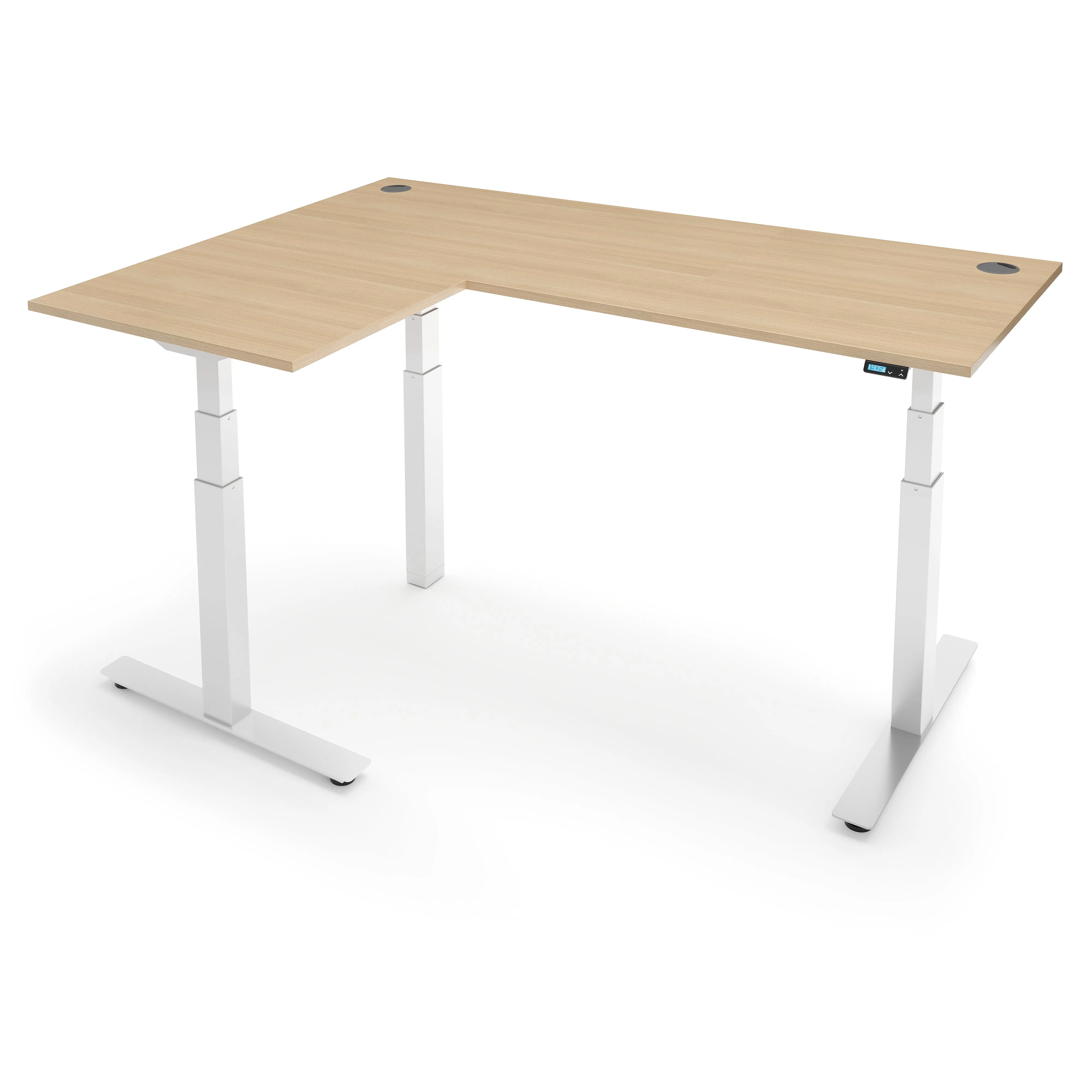 ACTIVE 3  Dual Motor Electric L-Shape Corner Standing Desk 160x160x 80x60cm