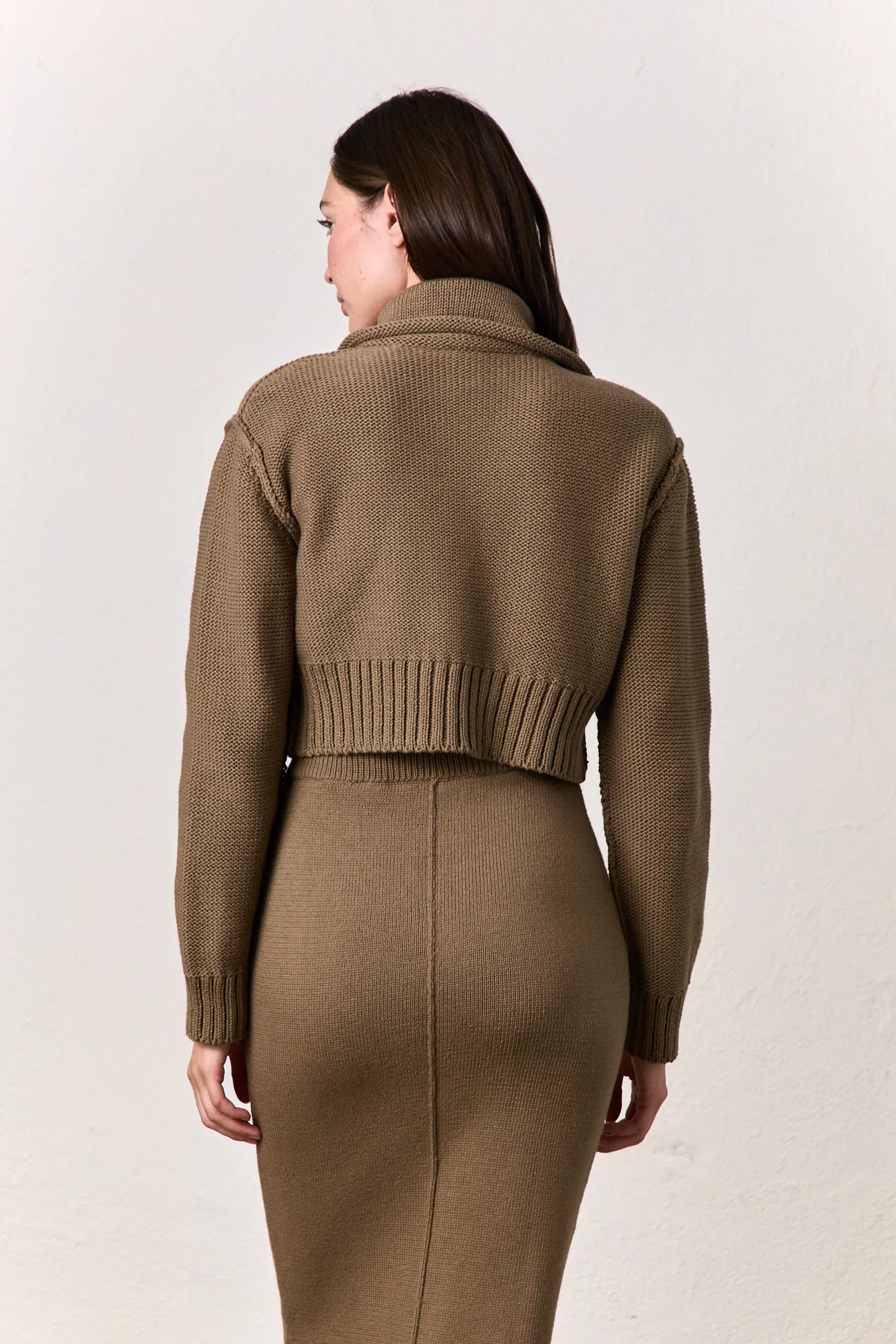 DAME CARDIGAN / KHAKI