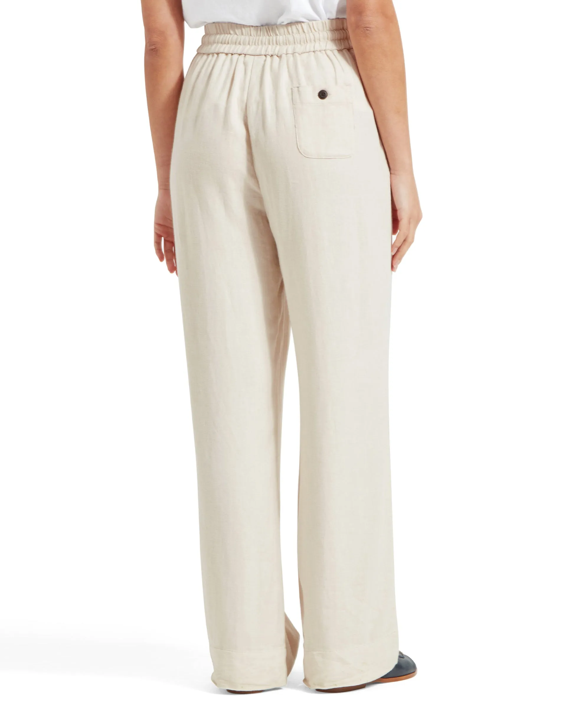 Daphne Linen Trousers - Oat