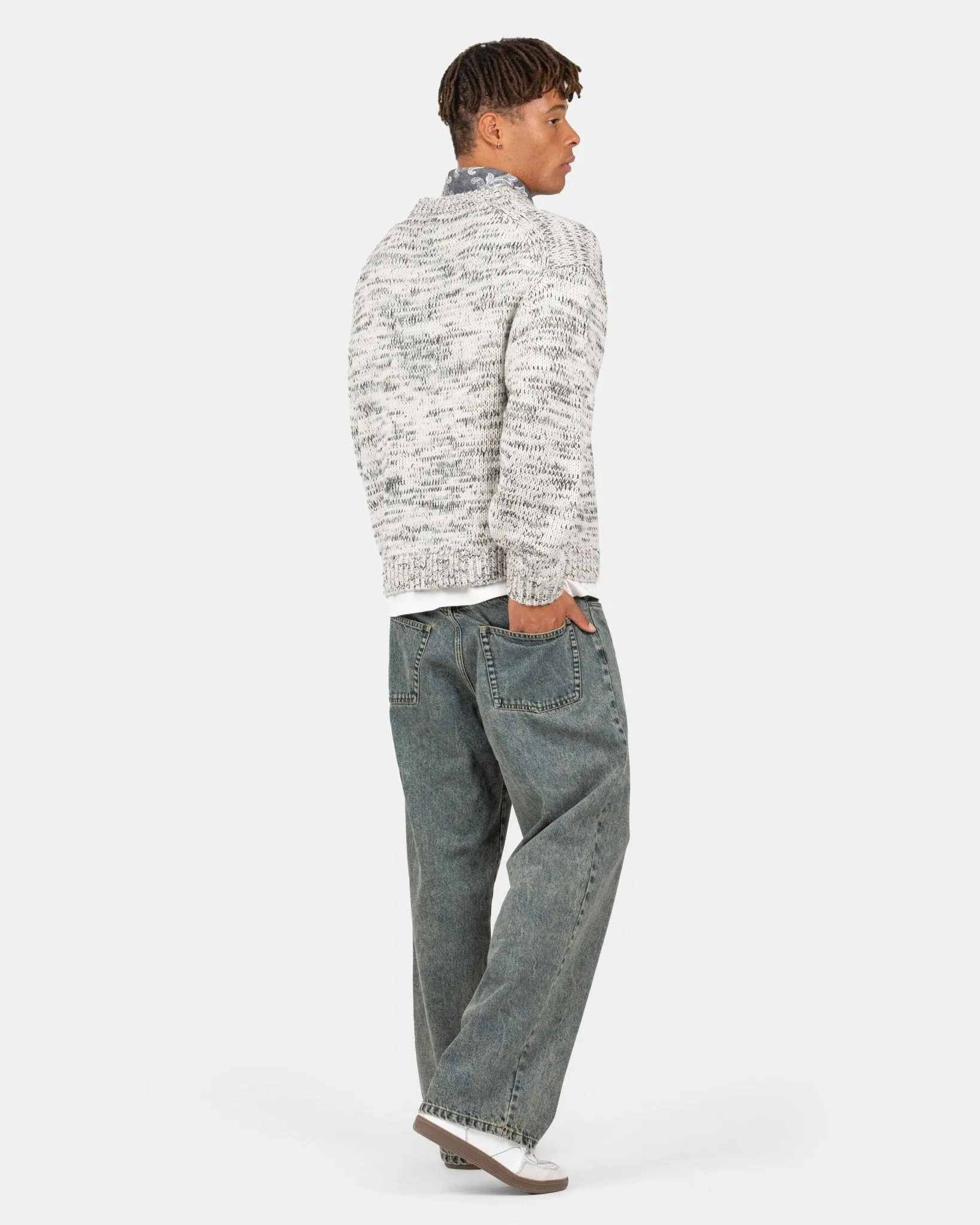 Heavy Knit Structured Grey