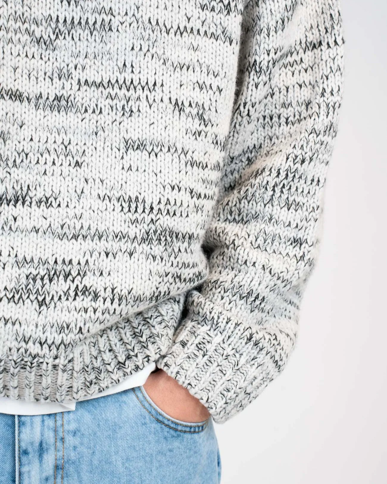 Heavy Knit Structured Grey