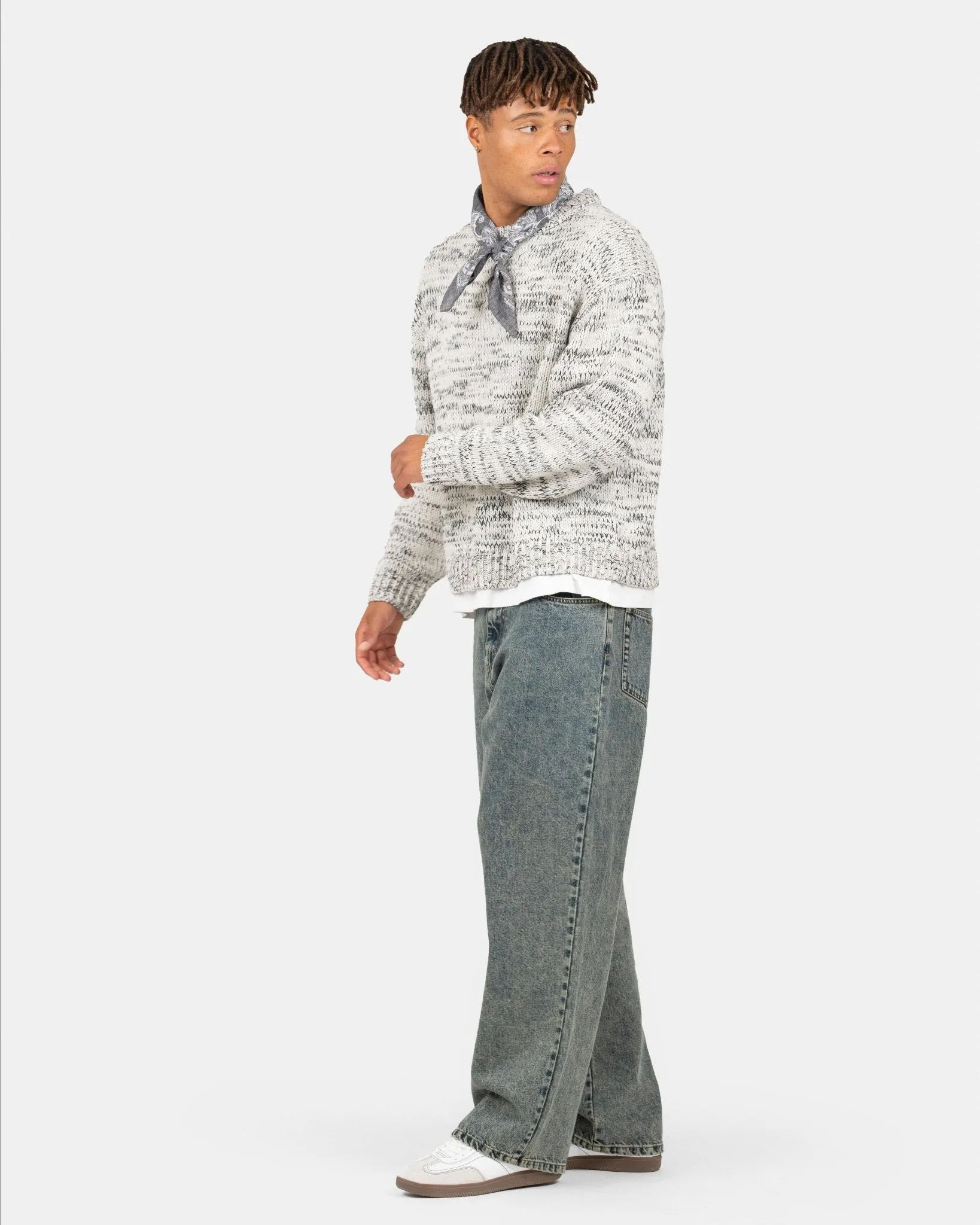 Heavy Knit Structured Grey
