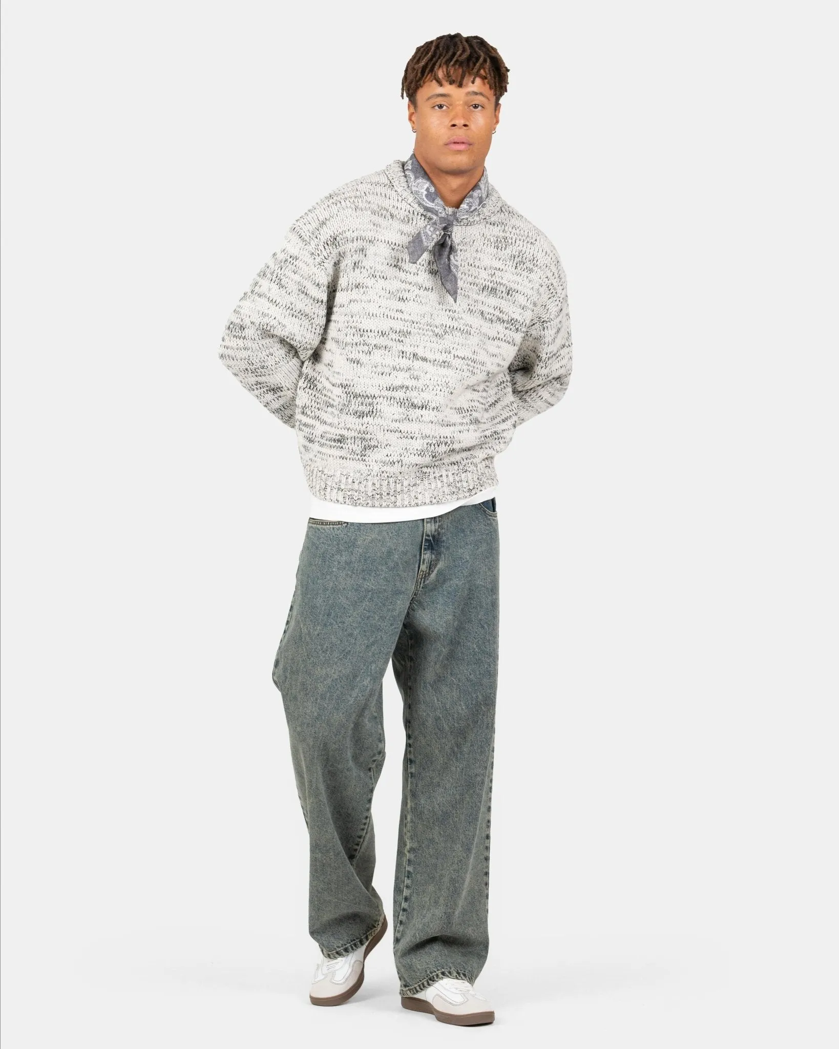 Heavy Knit Structured Grey