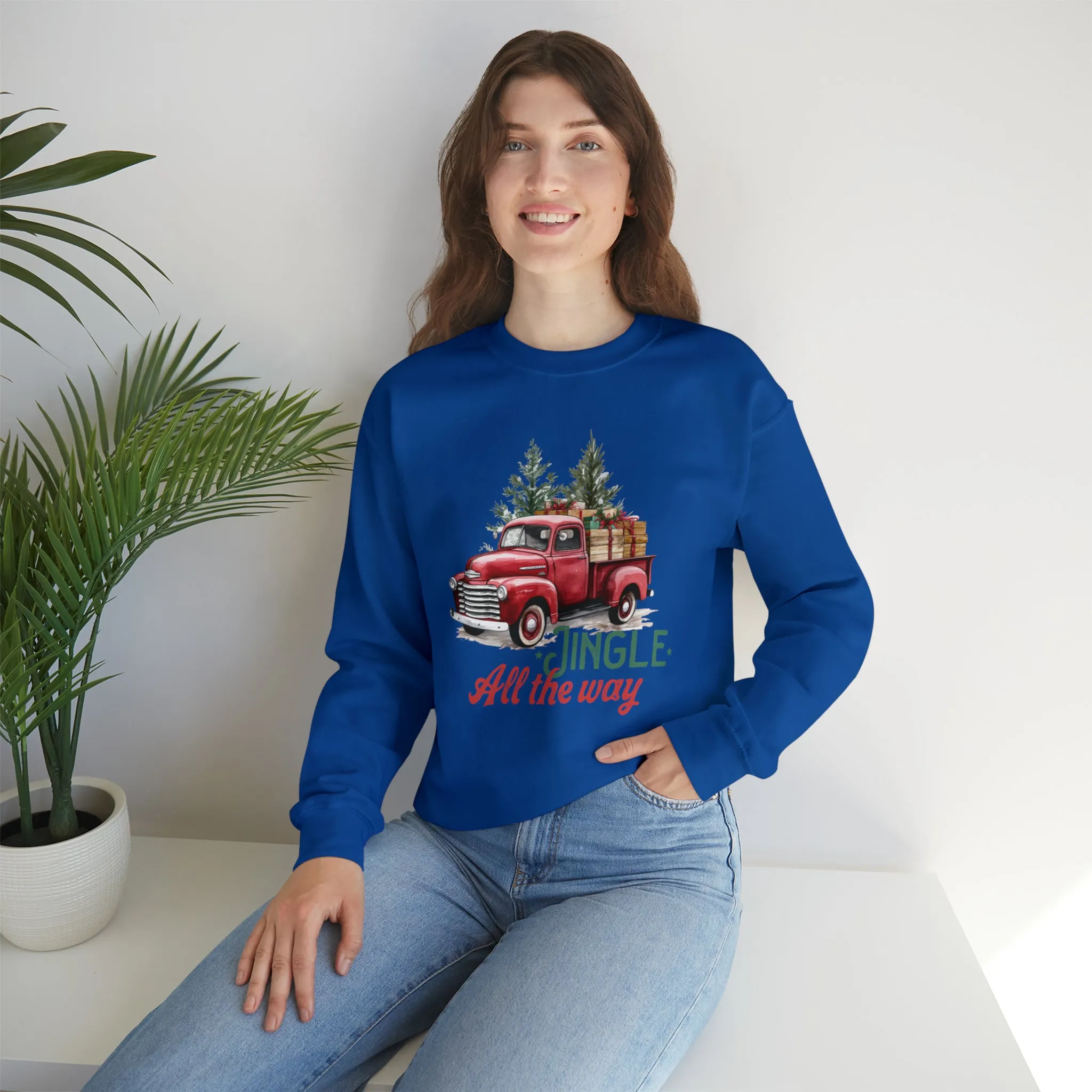 Jingle All The Way | Christmas Crewneck Sweatshirt