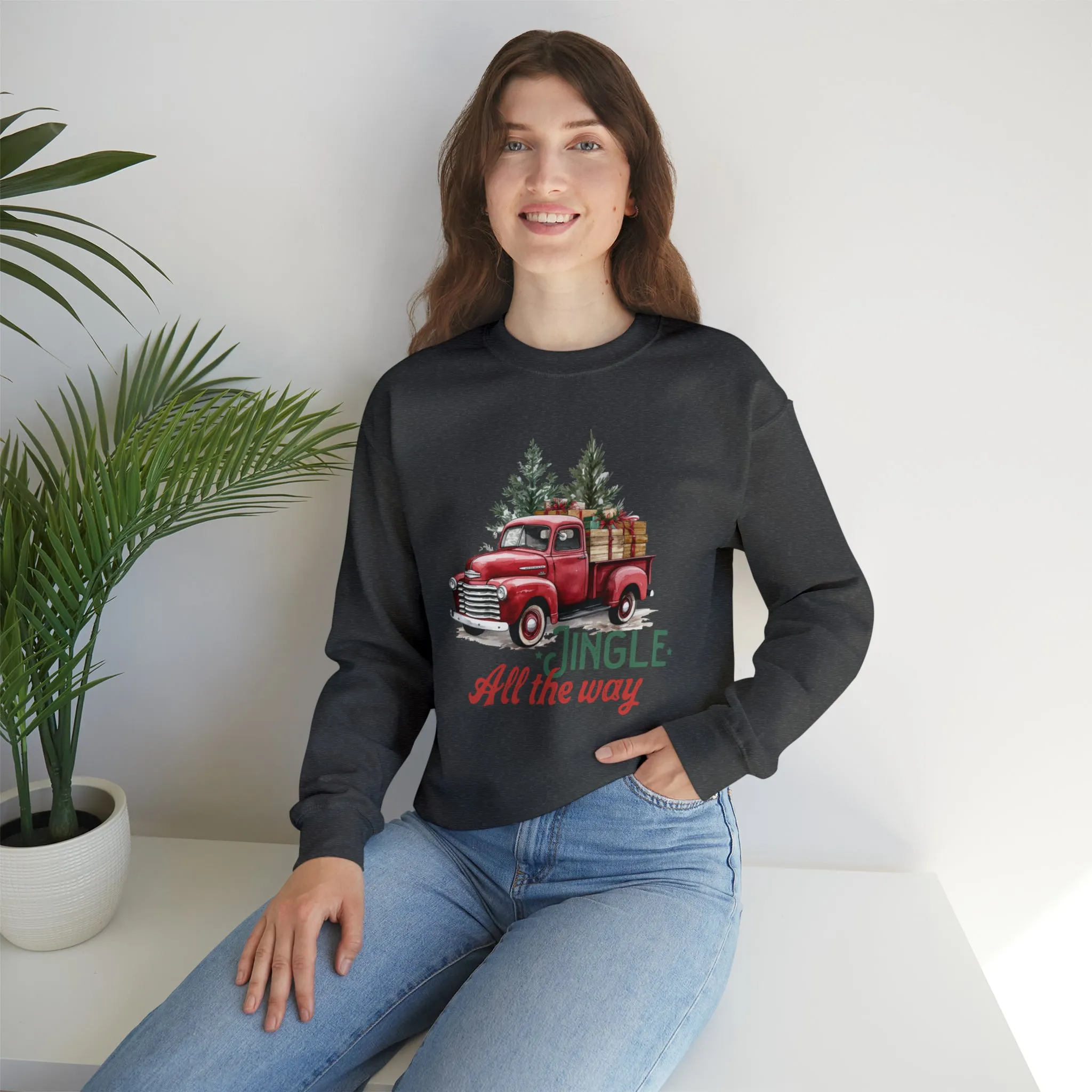 Jingle All The Way | Christmas Crewneck Sweatshirt