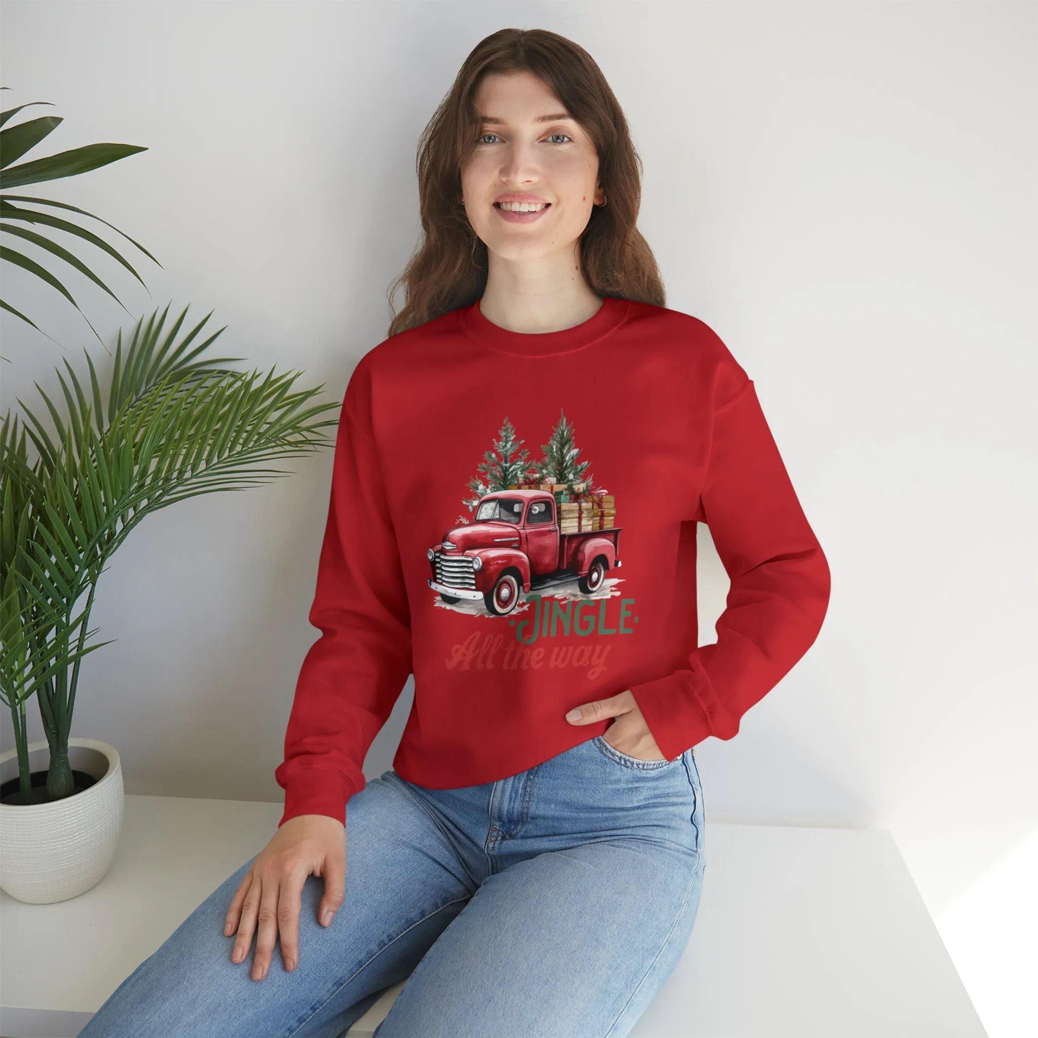 Jingle All The Way | Christmas Crewneck Sweatshirt