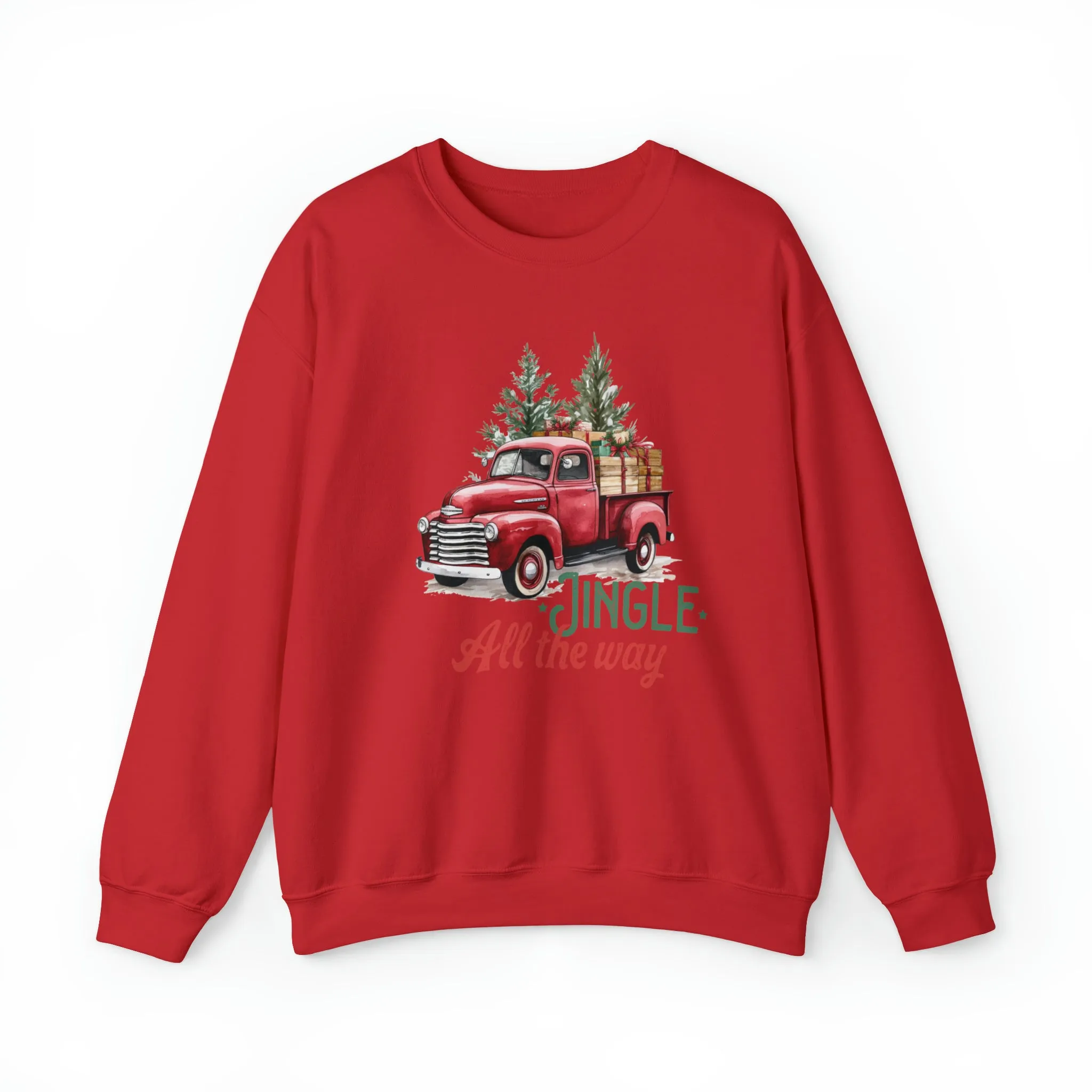 Jingle All The Way | Christmas Crewneck Sweatshirt