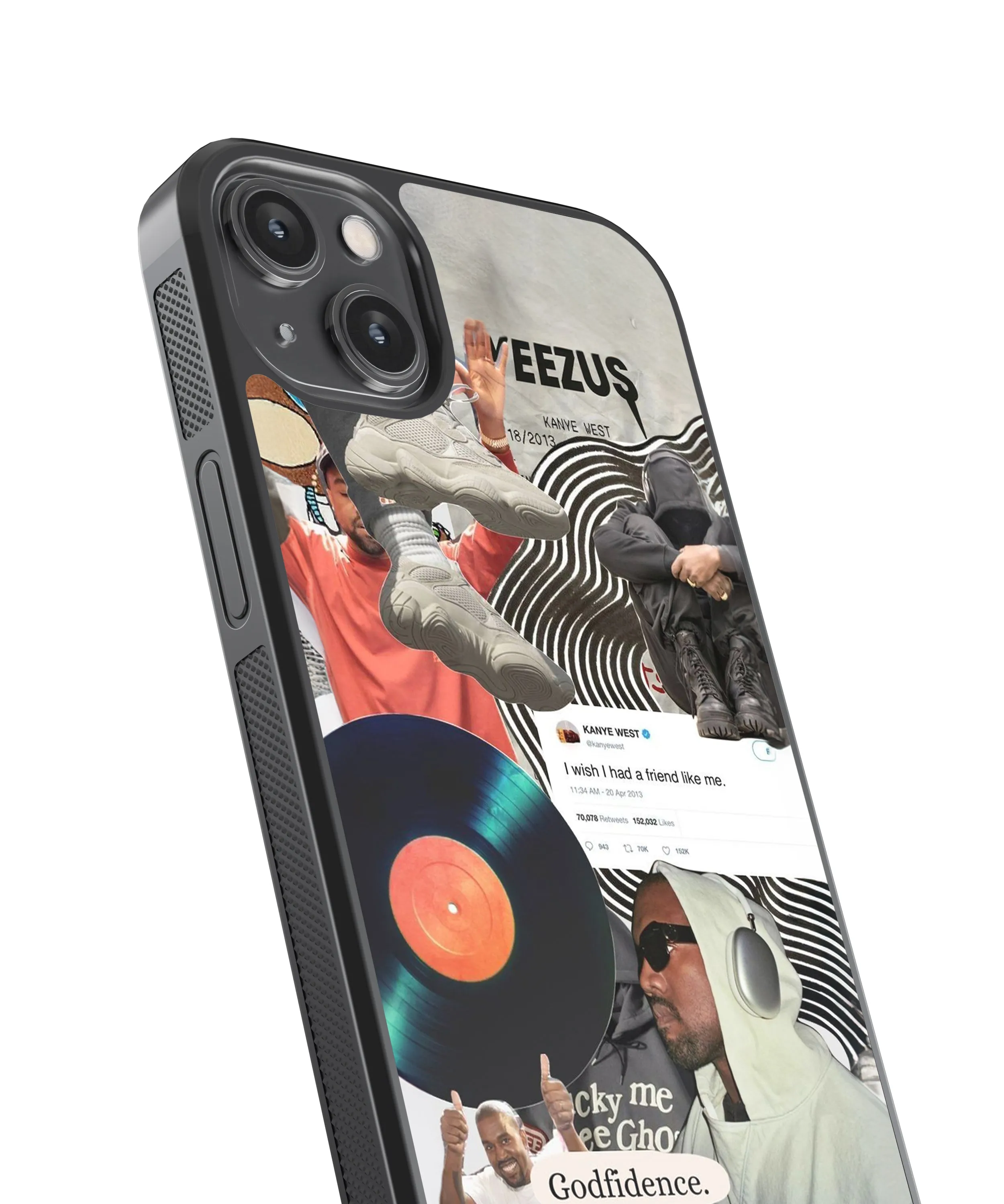 Kanye West Pop Culture Glass Phone Case Cover