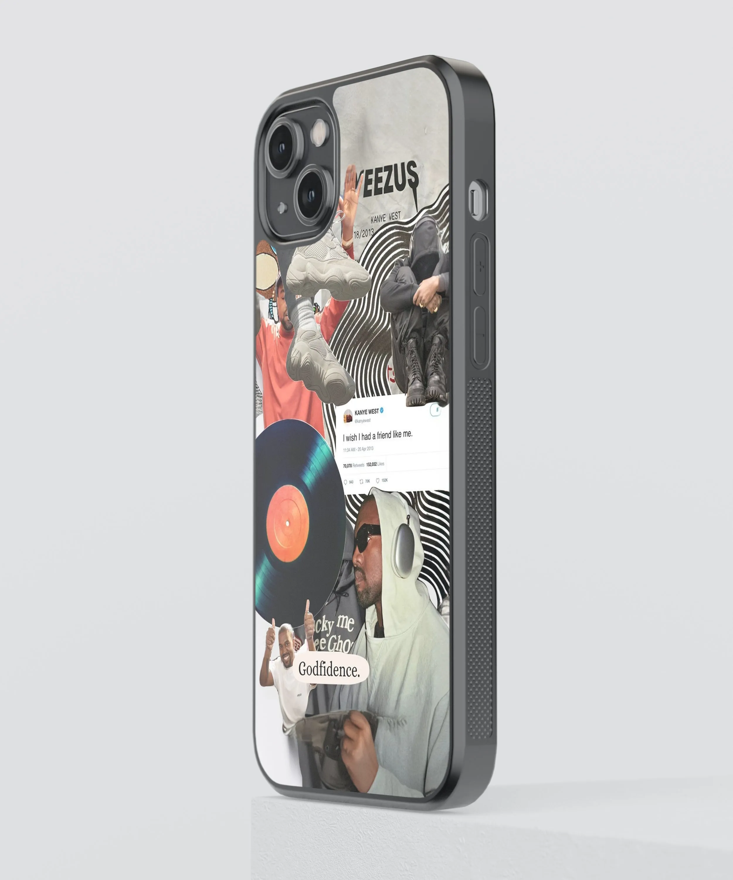 Kanye West Pop Culture Glass Phone Case Cover