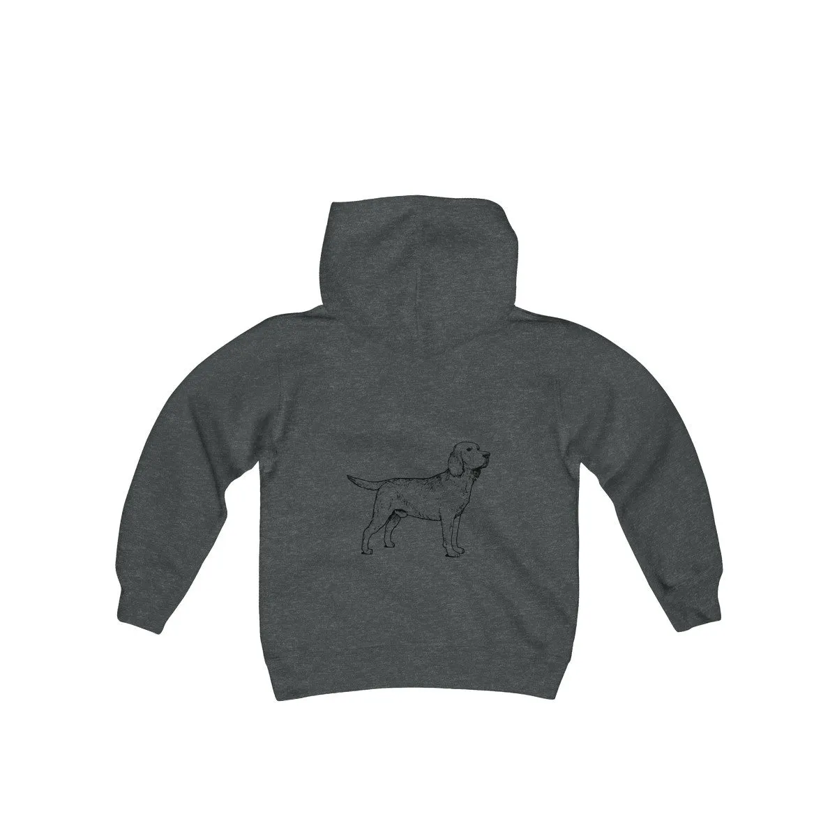 Labrador Retriever Boys Hoodies, Kids Heavy Blend Hooded Sweatshirt
