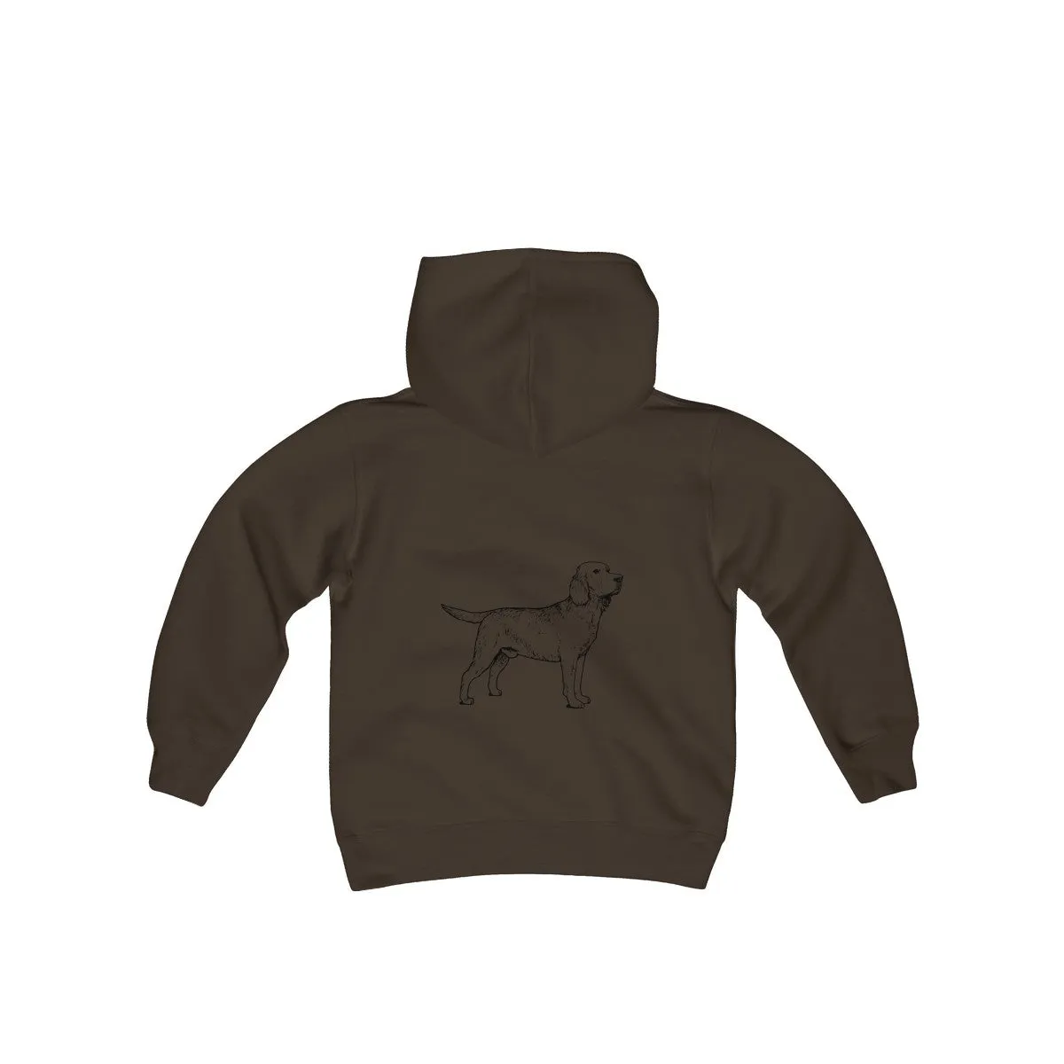 Labrador Retriever Boys Hoodies, Kids Heavy Blend Hooded Sweatshirt
