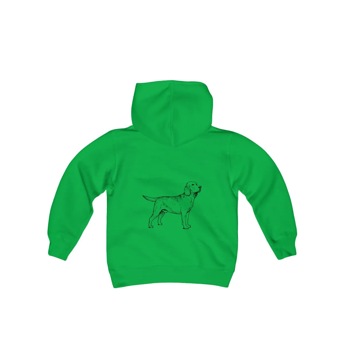 Labrador Retriever Boys Hoodies, Kids Heavy Blend Hooded Sweatshirt