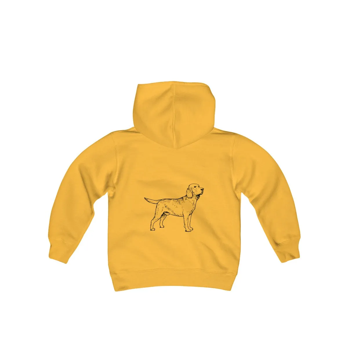 Labrador Retriever Boys Hoodies, Kids Heavy Blend Hooded Sweatshirt