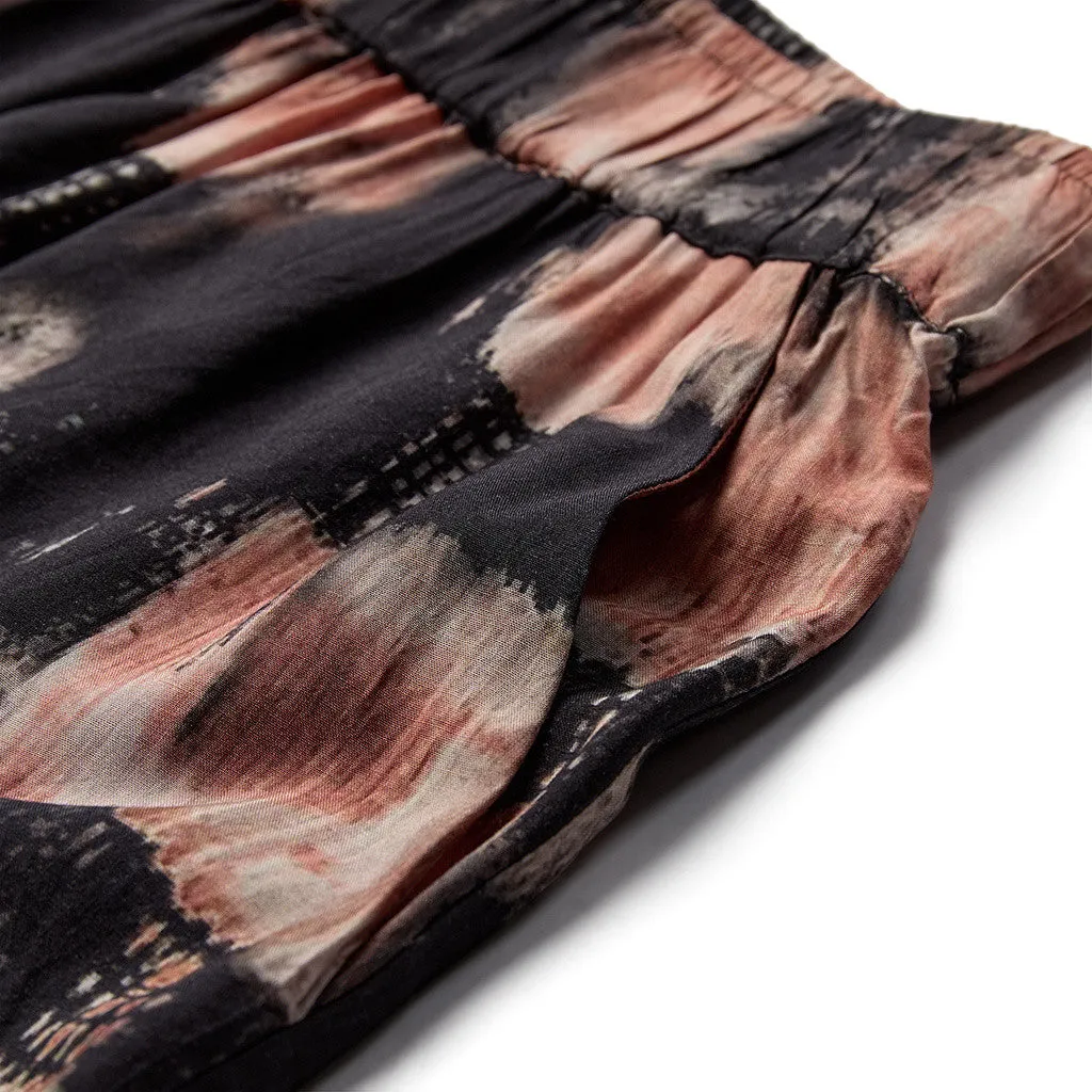 Nolia Loose Pants / 100290 - Rose Black Print
