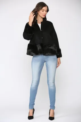 Pre-Order Julissa Fur Trimmed Jacket