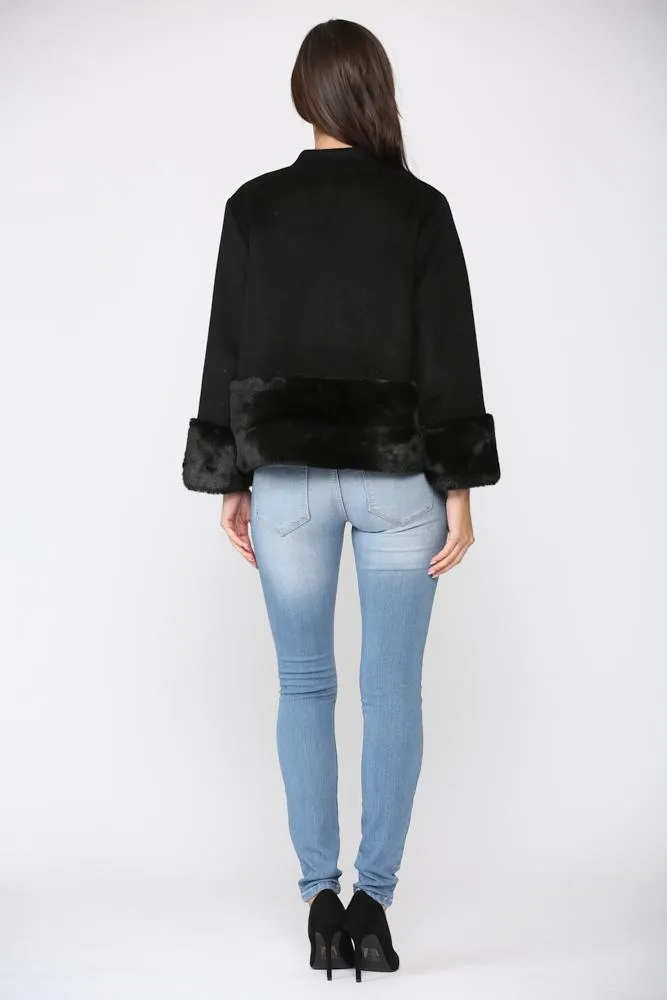 Pre-Order Julissa Fur Trimmed Jacket