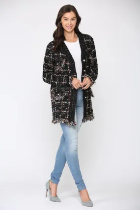 Pre-Order Suki Knit Tweed Jacket