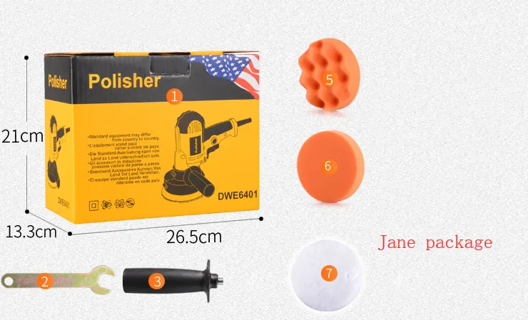 Style: Jane supporting, Model: EU - Automobile polishing machine