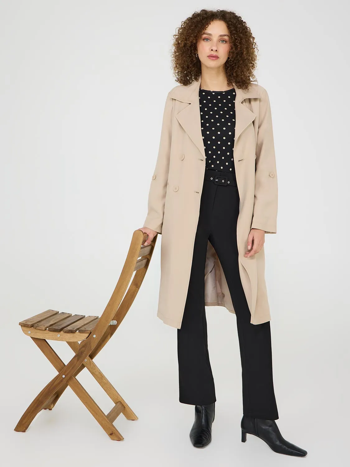 Twill Trench Coat