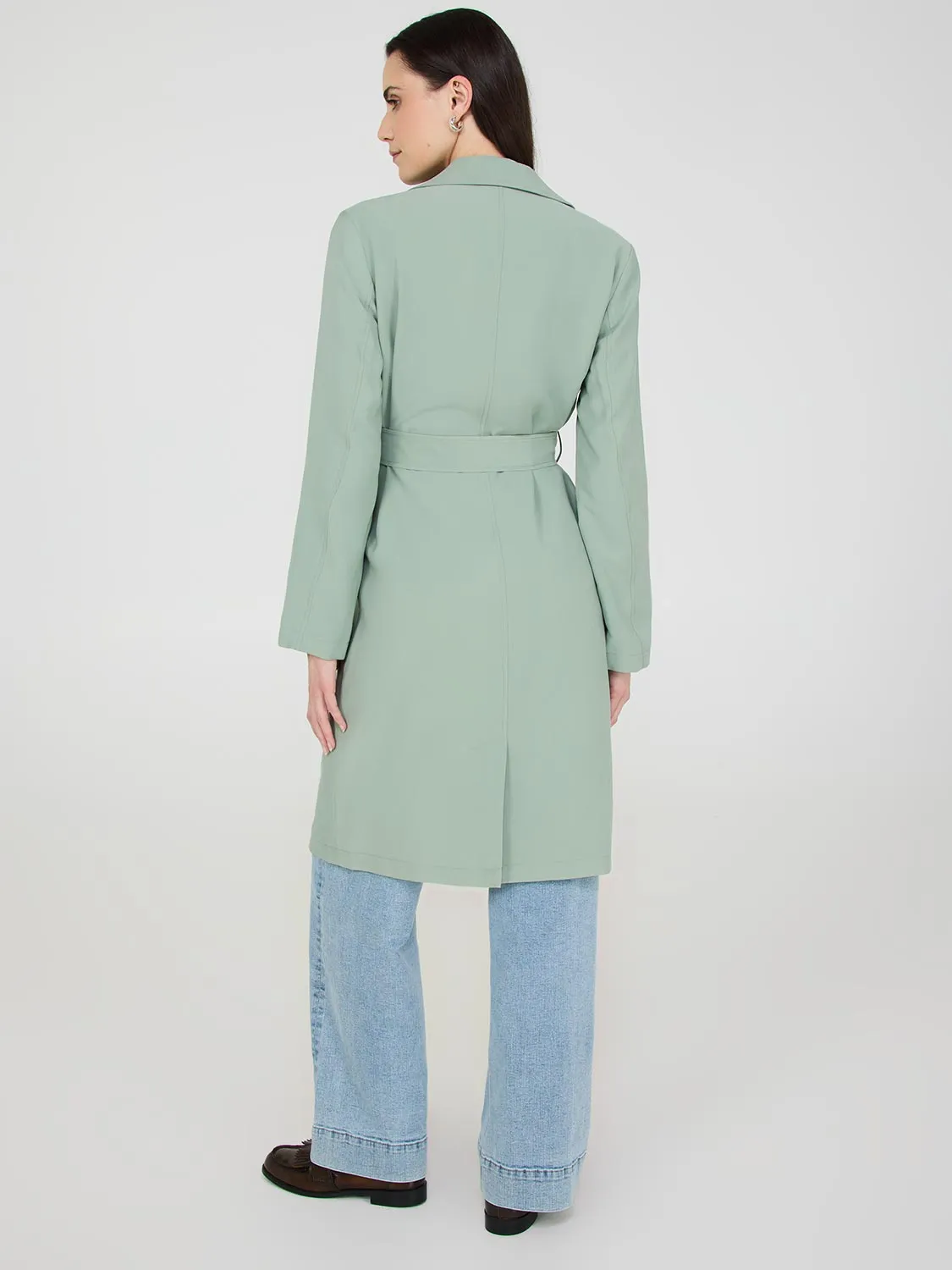 Twill Trench Coat